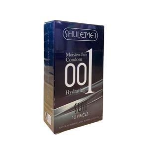 Shulemei Moisten Thin condom 001 Hydrating 10 Pcs